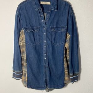 Free People we the Free Denim shirt